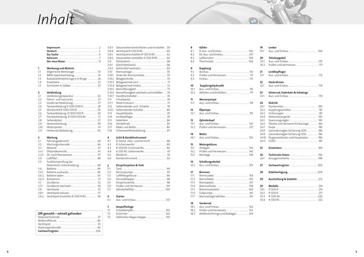 Produktbild: BMW R 1200 R, BMW R 1250 R, BMW R 1200 RS, BMW R 1250 RS Reparaturanleitung