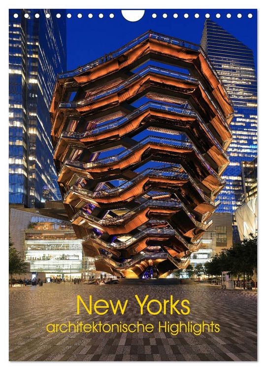 Produktbild: New Yorks architektonische Highlights (Wandkalender 2026 DIN A4 hoch), CALVENDO Monatskalender