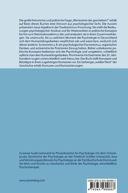 Produktbild: Psychologie und Totalitarismus