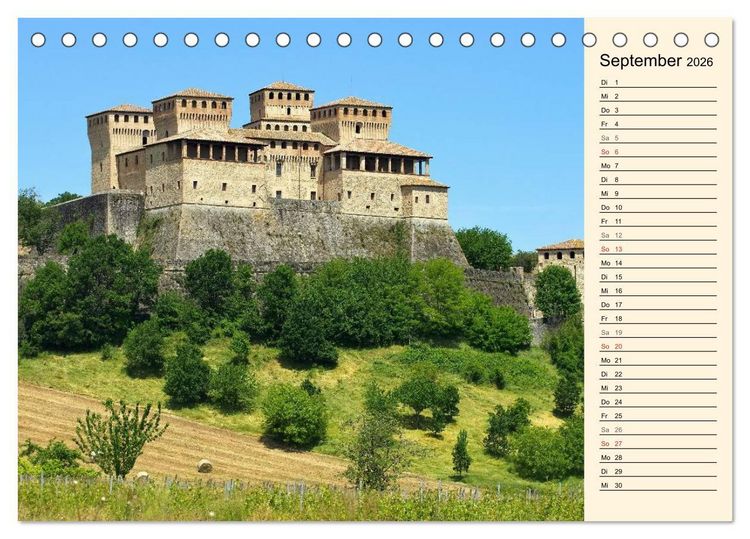 Produktbild: Emilia-Romagna (Tischkalender 2026 DIN A5 quer), CALVENDO Monatskalender