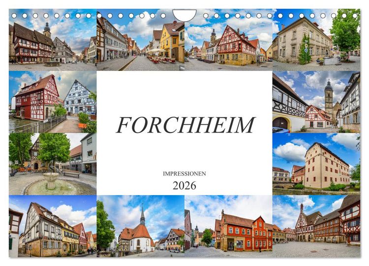 Produktbild: Forchheim Impressionen (Wandkalender 2026 DIN A4 quer), CALVENDO Monatskalender
