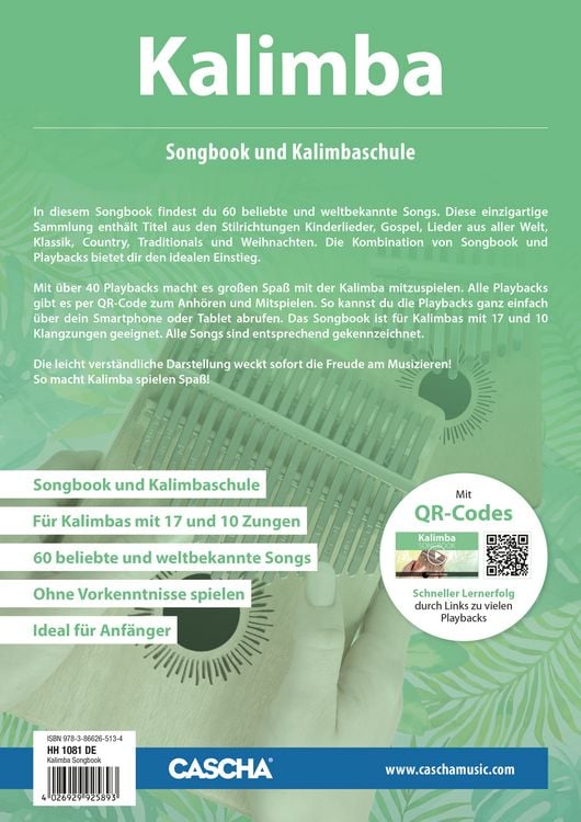 Produktbild: Kalimba Songbook