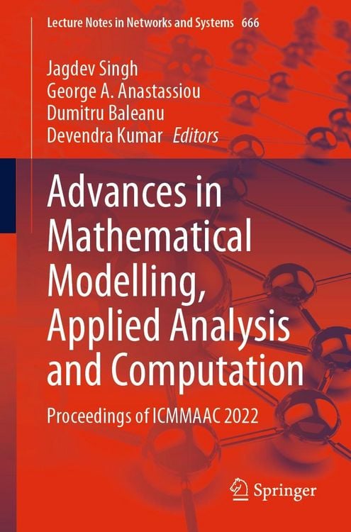 Produktbild: Advances in Mathematical Modelling, Applied Analysis and Computation