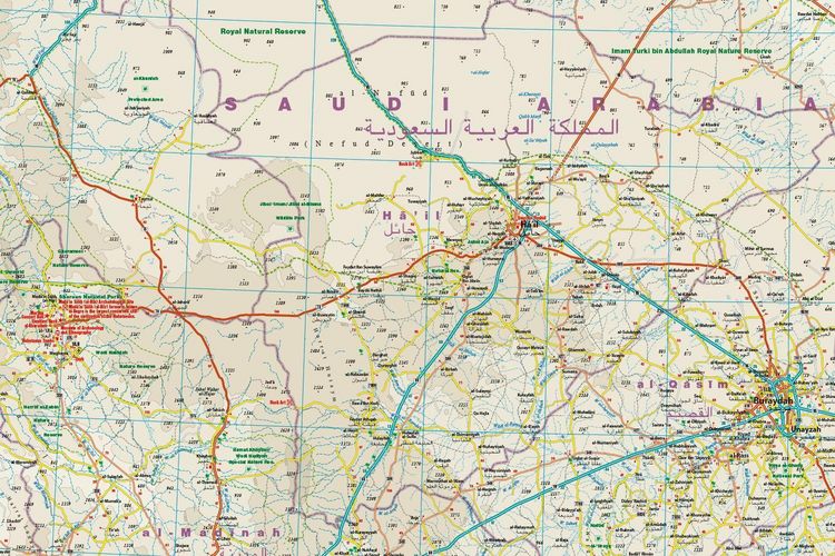 Produktbild: Reise Know-How Landkarte Saudi-Arabien / Saudi Arabia (1:1.800.000)