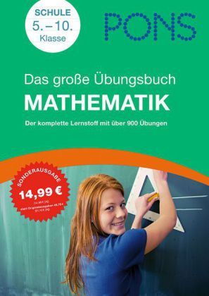 Produktbild: PONS Das Gro&szlig;e &Uuml;bungsbuch Mathematik, 5. - 10. Klasse
