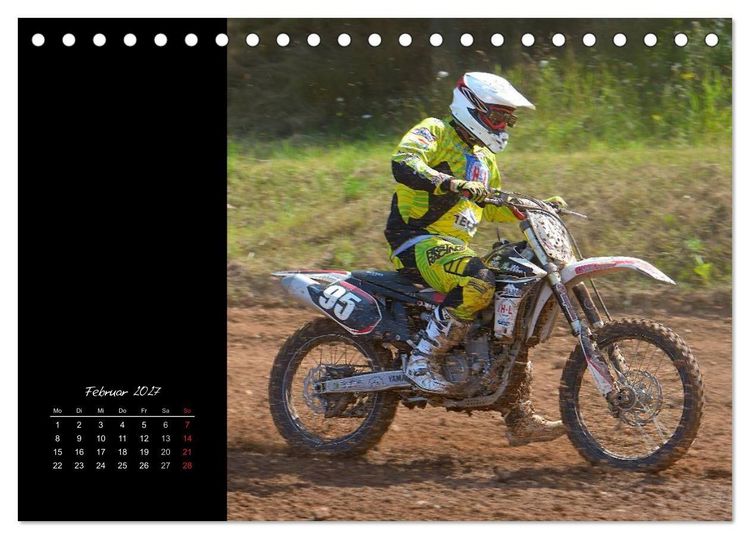 Produktbild: Motocross (Tischkalender 2027 DIN A5 quer), CALVENDO Monatskalender