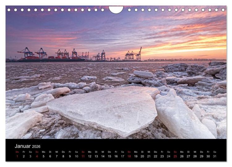 Produktbild: Hamburg . Das Tor zur Welt... (Wandkalender 2026 DIN A4 quer), CALVENDO Monatskalender