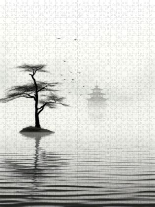 Produktbild: CALVENDO Puzzle Japan, Natur - Ruhe | 2000 Teile Lege-Gr&ouml;&szlig;e 90x67cm Foto-Puzzle f&uuml;r gl&uuml;ckliche Stunden