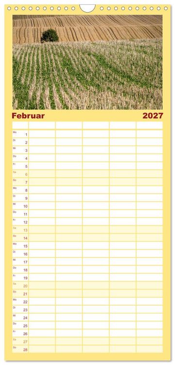 Produktbild: Familienplaner 2027 - Sch&ouml;ner Kraichgau mit 5 Spalten (Wandkalender, 21 x 45 cm) CALVENDO