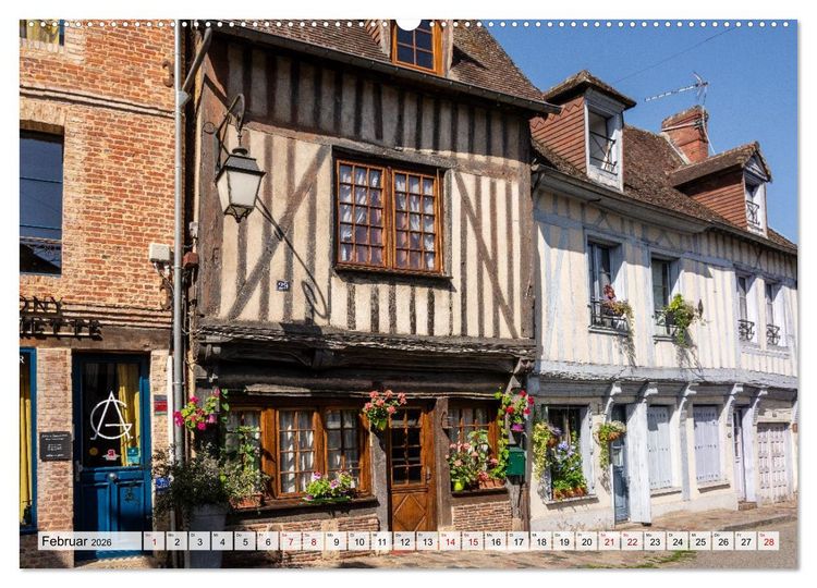 Produktbild: Normandie &ndash; Wo Natur auf Kultur trifft (Wandkalender 2026 DIN A2 quer), CALVENDO Monatskalender