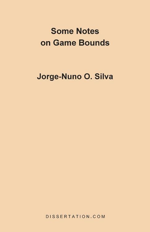 Produktbild: Some Notes on Game Bounds