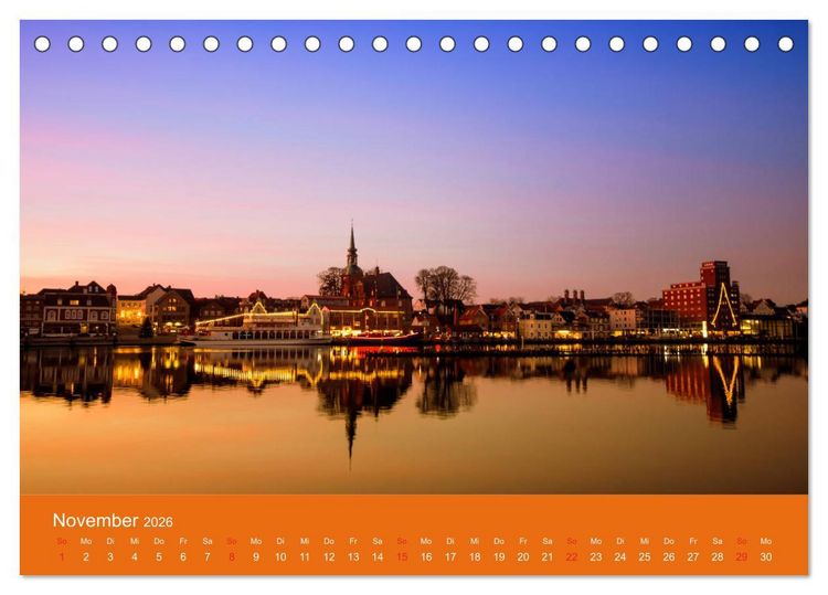 Produktbild: Kappeln und die Schleiregion (Tischkalender 2026 DIN A5 quer), CALVENDO Monatskalender