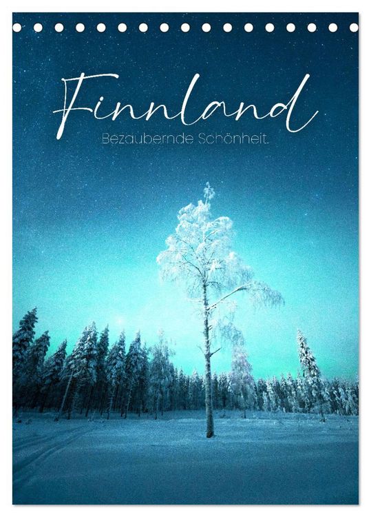 Produktbild: Finnland - Bezaubernde Sch&ouml;nheit. (Tischkalender 2026 DIN A5 hoch), CALVENDO Monatskalender