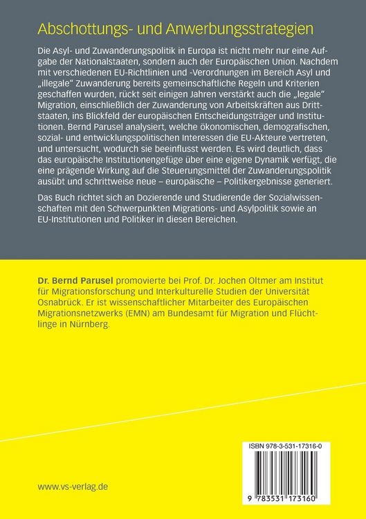 Produktbild: Abschottungs- und Anwerbungsstrategien