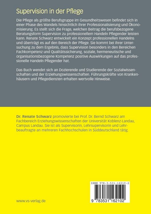 Produktbild: Supervision und professionelles Handeln Pflegender