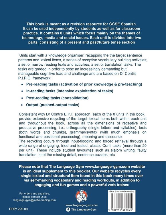 Produktbild: Spanish GCSE REVISION - Technology, Media and Social Issues