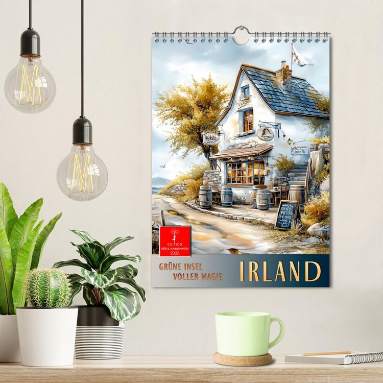 Produktbild: Irland - Gr&uuml;ne Insel voller Magie (Wandkalender 2026 DIN A4 hoch), CALVENDO Monatskalender