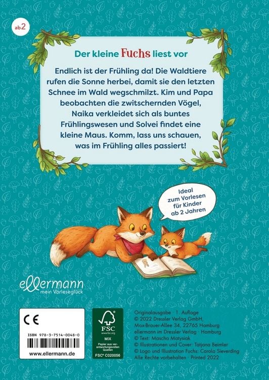 Produktbild: Der kleine Fuchs liest vor. Summdidum, auf der Wiese macht es brumm!