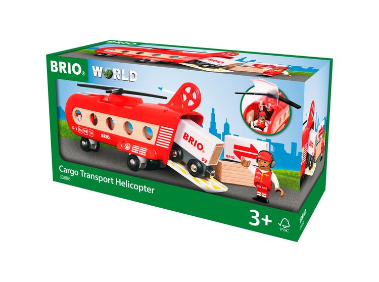 Produktbild: BRIO World - Eisenbahn-Transporthubschrauber