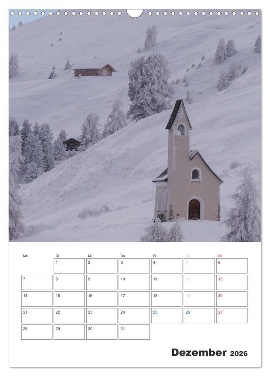 Produktbild: Alta Badia &ndash; Traumlandschaft f&uuml;r Bergsteiger und Wanderer (Wandkalender 2026 DIN A3 hoch), CALVENDO Monatskalender