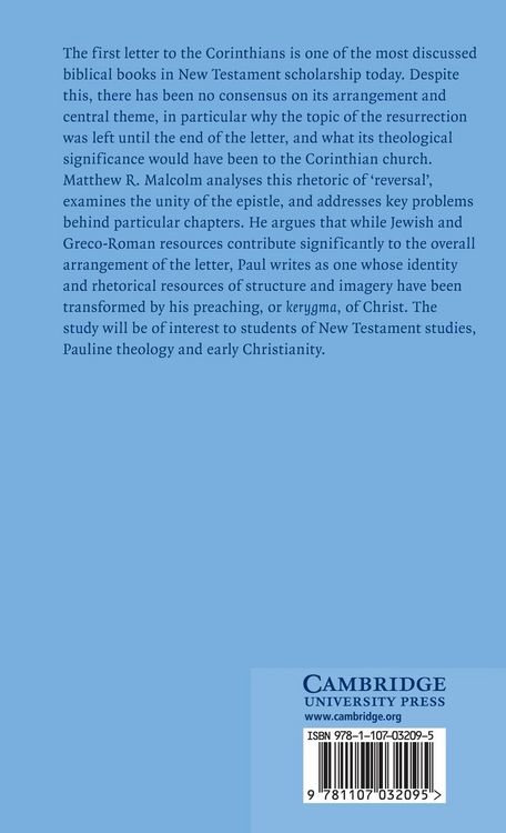 Produktbild: Paul and the Rhetoric of Reversal in 1 Corinthians