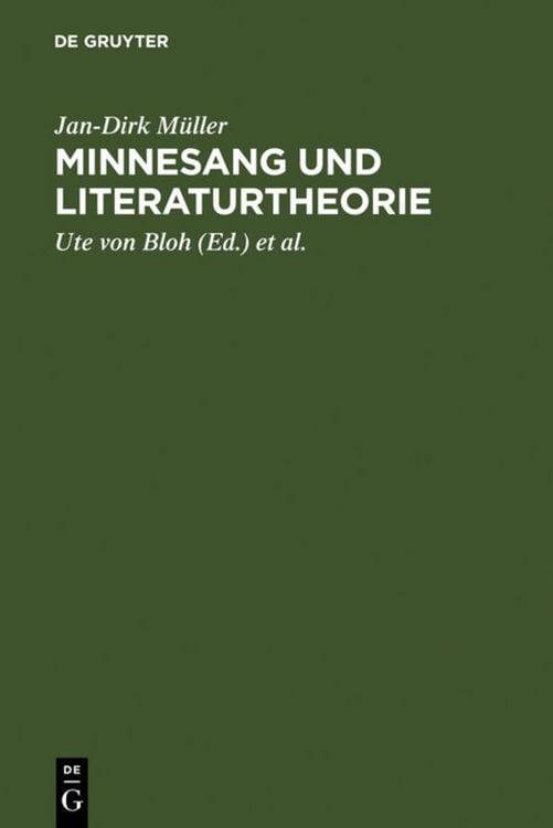 Produktbild: Minnesang und Literaturtheorie