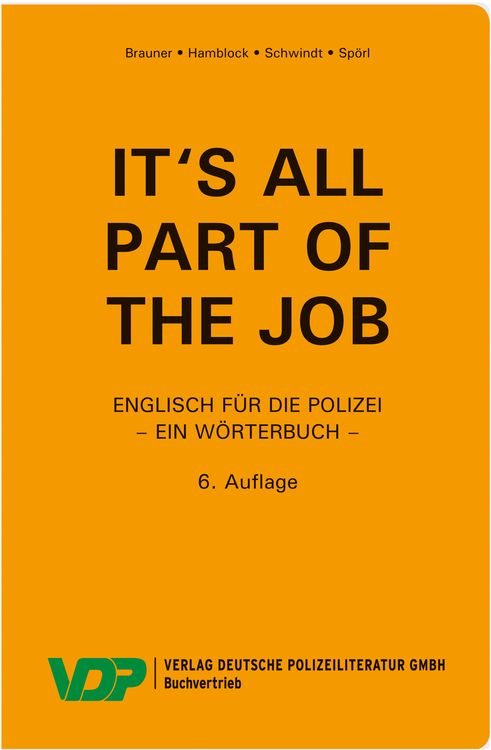 Produktbild: It's all part of the job - Ein W&ouml;rterbuch