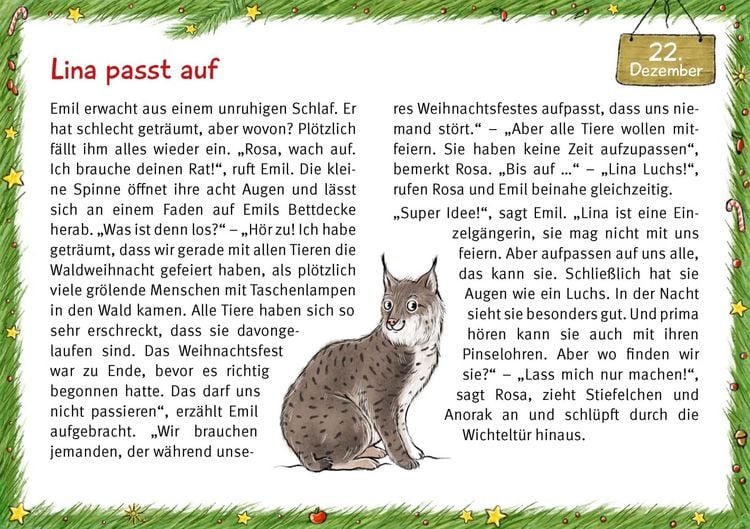 Produktbild: Wichtel Emil und die Waldtiere. 24 Geschichten zum Vorlesen im Advent. F&uuml;r Kinder von 3 bis 6