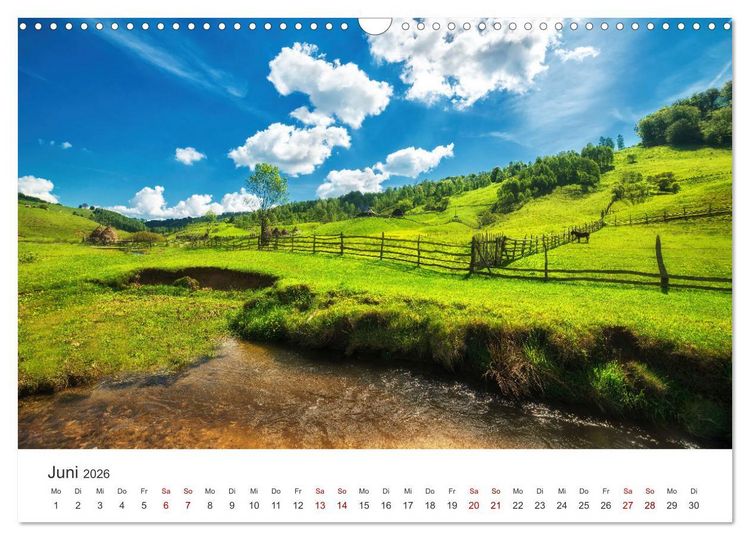 Produktbild: Rum&auml;nien - Zwischen Gebirgen und dem Meer. (Wandkalender 2026 DIN A3 quer), CALVENDO Monatskalender