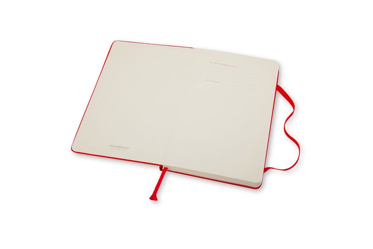 Produktbild: Moleskine Notizbuch, Pocket/A6, Liniert, Fester Einband, Rot