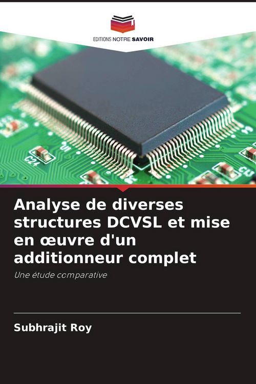 Produktbild: Analyse de diverses structures DCVSL et mise en &iquest;uvre d'un additionneur complet
