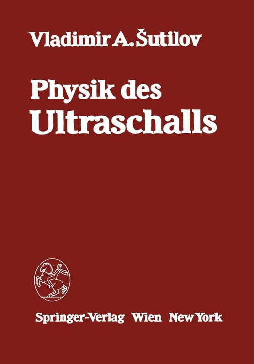 Produktbild: Physik des Ultraschalls