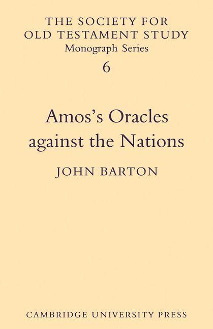 Produktbild: Amos's Oracles Against the Nations