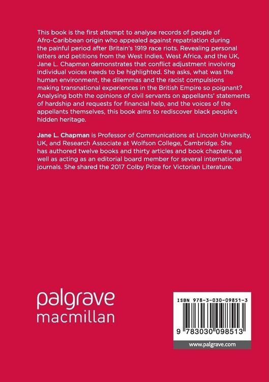 Produktbild: African and Afro-Caribbean Repatriation, 1919&ndash;1922