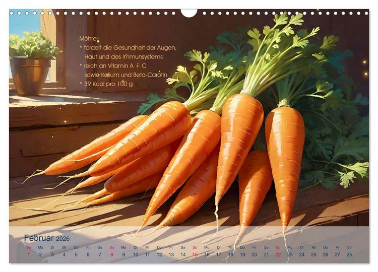 Produktbild: Low Carb Obst und Gem&uuml;se (Wandkalender 2026 DIN A3 quer), CALVENDO Monatskalender