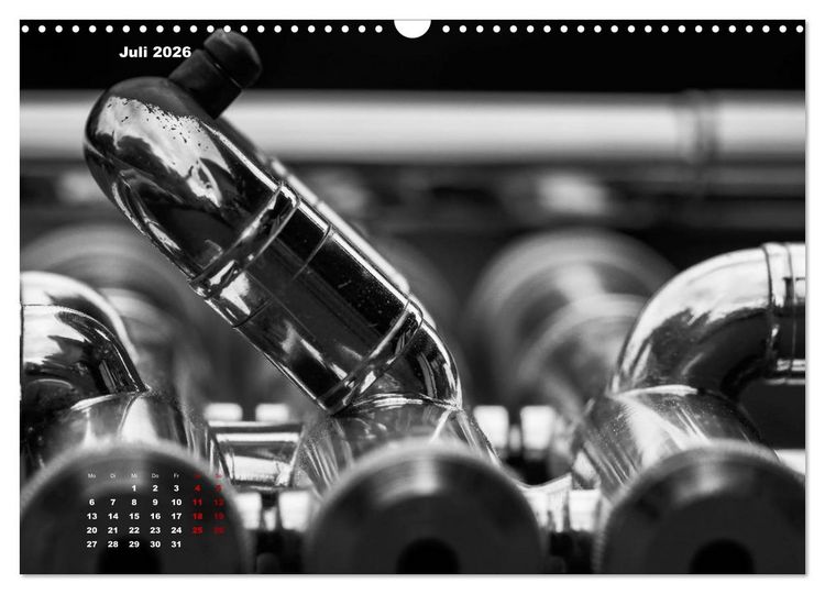 Produktbild: Trompete - Close up (Wandkalender 2026 DIN A3 quer), CALVENDO Monatskalender