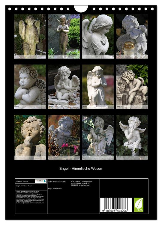 Produktbild: Engel - Himmlische Wesen (Wandkalender 2026 DIN A4 hoch), CALVENDO Monatskalender