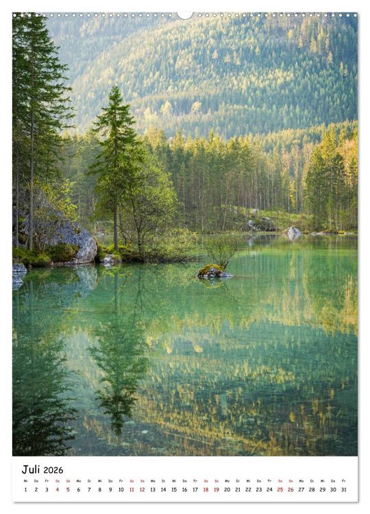 Produktbild: Willkommen im Berchtesgadener Land (hochwertiger Premium Wandkalender 2026 DIN A2 hoch), Kunstdruck in Hochglanz
