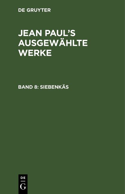 Produktbild: Siebenk&auml;s