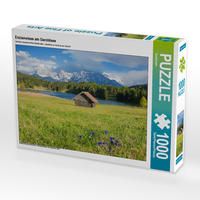 Produktbild: CALVENDO Puzzle Enzianwiese am Geroldsee | 1000 Teile Lege-Gr&ouml;&szlig;e 64x48cm Foto-Puzzle f&uuml;r gl&uuml;ckliche Stunden