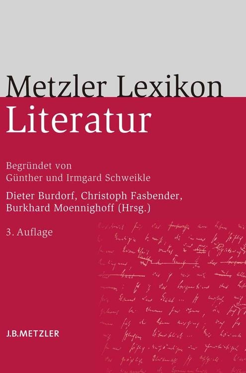 Produktbild: Metzler Lexikon Literatur