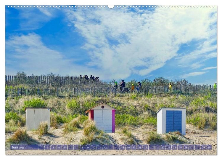 Produktbild: Zeeland - Wasser, Sand und Meer (Wandkalender 2026 DIN A2 quer), CALVENDO Monatskalender
