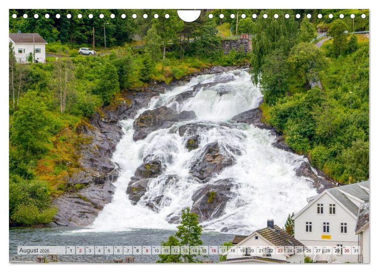 Produktbild: Fjorde & Felsen &ndash; Norwegens wilde Seele (Wandkalender 2026 DIN A4 quer), CALVENDO Monatskalender