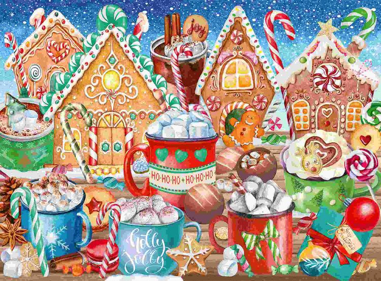 Produktbild: Kinderpuzzle 200 XXL Teile - S&uuml;&szlig;e Weihnachten