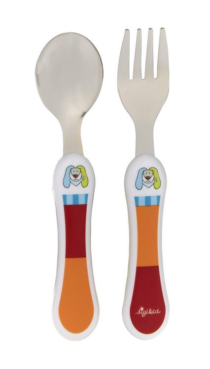 Produktbild: sigikid 25198 - Besteck-Set Hase Ringel Dingel Kinderbunt