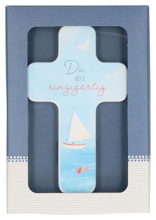 Produktbild: Kinderholzkreuz - Du bist einzigartig