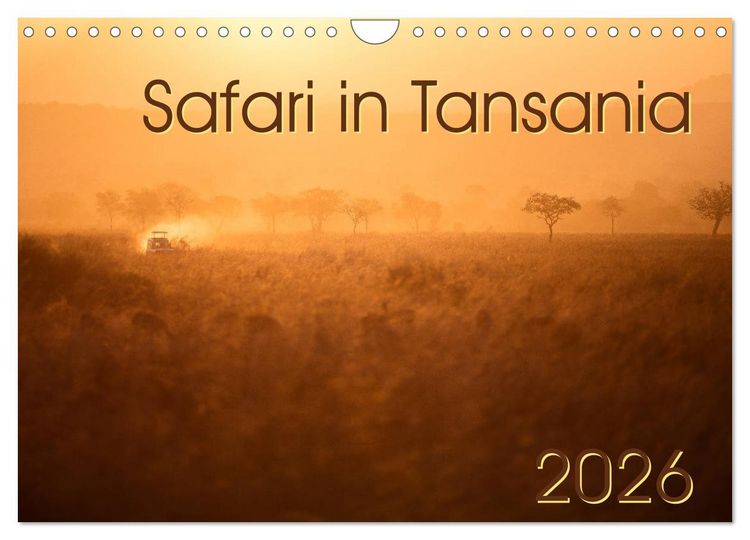 Produktbild: Safari in Tansania (Wandkalender 2026 DIN A4 quer), CALVENDO Monatskalender