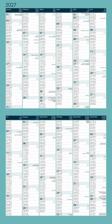Produktbild: Vintage Voyage Kalender 2027 - 30x30 - Art12
