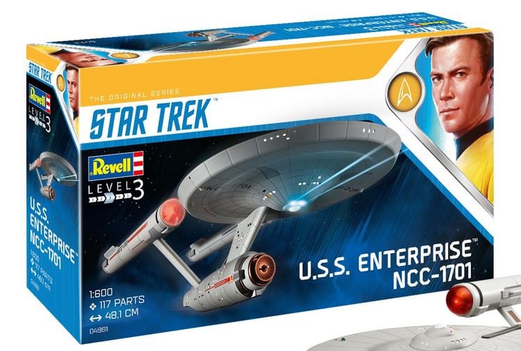 Produktbild: Revell 04991 U.S.S. Enterprise Science Fiction Bausatz 1:600