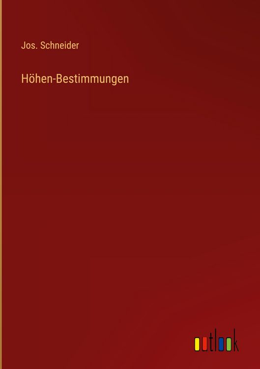 Produktbild: H&ouml;hen-Bestimmungen